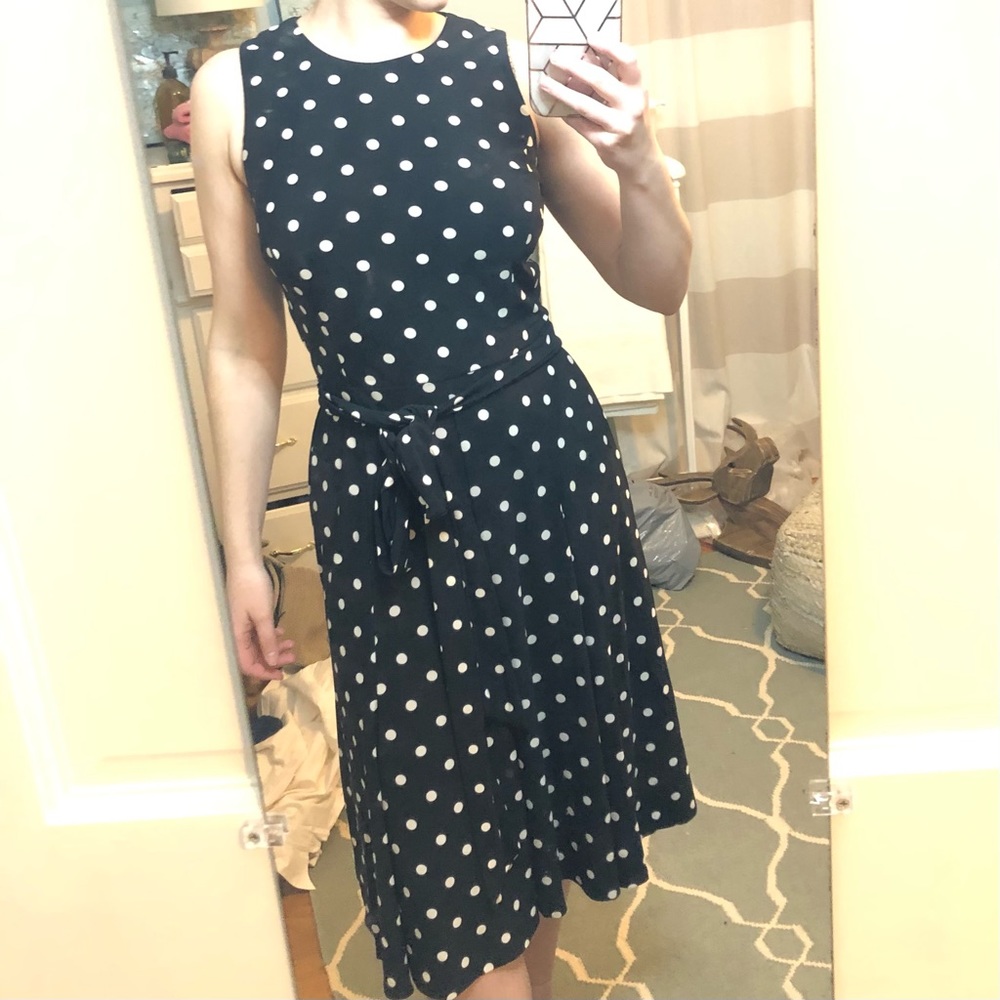 Flowy Polka Dot Dress